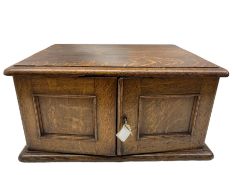 Early 20th century oak three-drawer