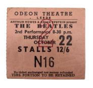 The Beatles ticket stub