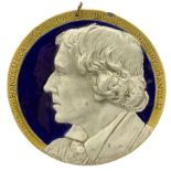 Leeds Pottery portrait plaque of Sir Henry Irving
