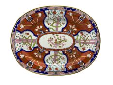 Early 19th century Spode 'Dollar' pattern platter