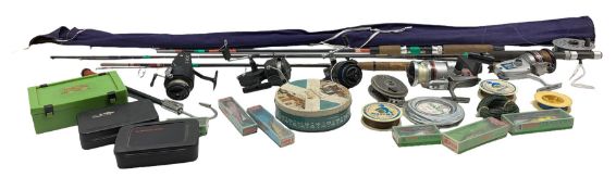 Fishing tackle including ABU and other rods