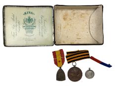 Italian re-unification silver medal circa 1860