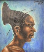 Follower of Irma Stern (South African 1894-1966): Portrait of a Zulu Woman