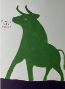 David Shrigley OBE (British 1968-): 'I Will Not Fight'