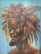 Follower of Irma Stern (South African 1894-1966): Portrait of a Swazi Man