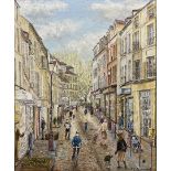 Jean Claude Subrenat (French 20th century): 'La Rue de Paris'