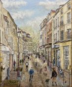 Jean Claude Subrenat (French 20th century): 'La Rue de Paris'