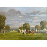 William Burns (British 1923-2010): 'Horse Trials - Chatsworth Derbyshire