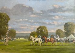 William Burns (British 1923-2010): 'Horse Trials - Chatsworth Derbyshire