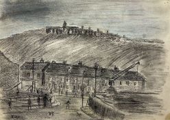 Circle of Laurence Stephen Lowry (Northern British 1887-1976): 'Street in Huddersfield'