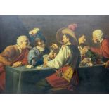 After Theodoor Rombouts (Dutch 1579-1637): 'The Card Players'
