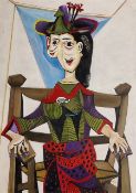 After Pablo Picasso (Spanish 1881-1973): 'Dora Maar au Chat'