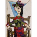 After Pablo Picasso (Spanish 1881-1973): 'Dora Maar au Chat'