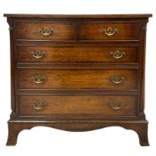 George III design mahogany straight-front chest