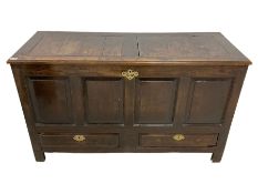 George III oak mule chest