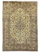 Persian ivory ground rug