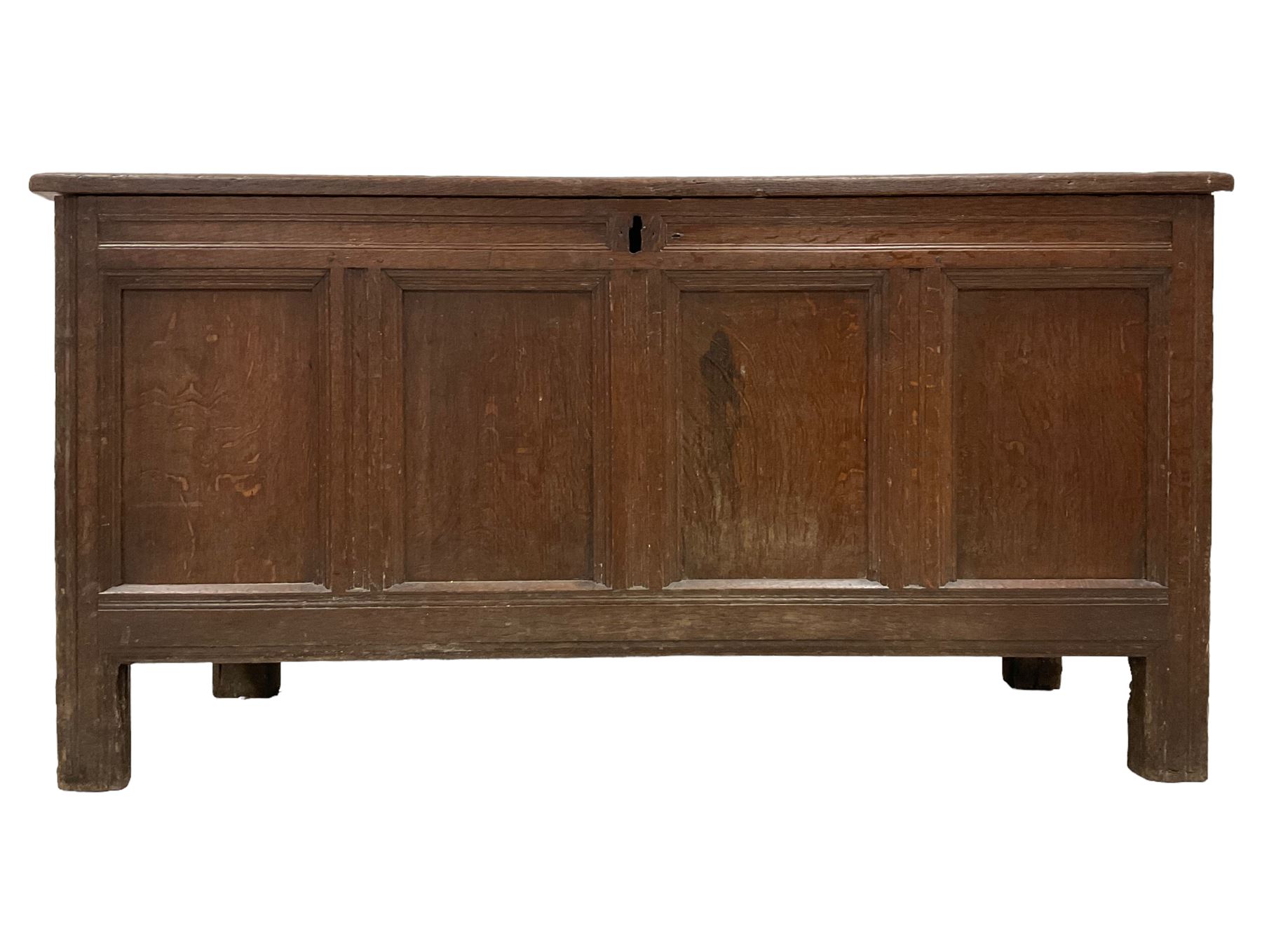 18th century oak coffer or chest