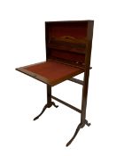 19th century mahogany travel desk