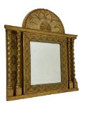 19th century gilt framed wall mirror