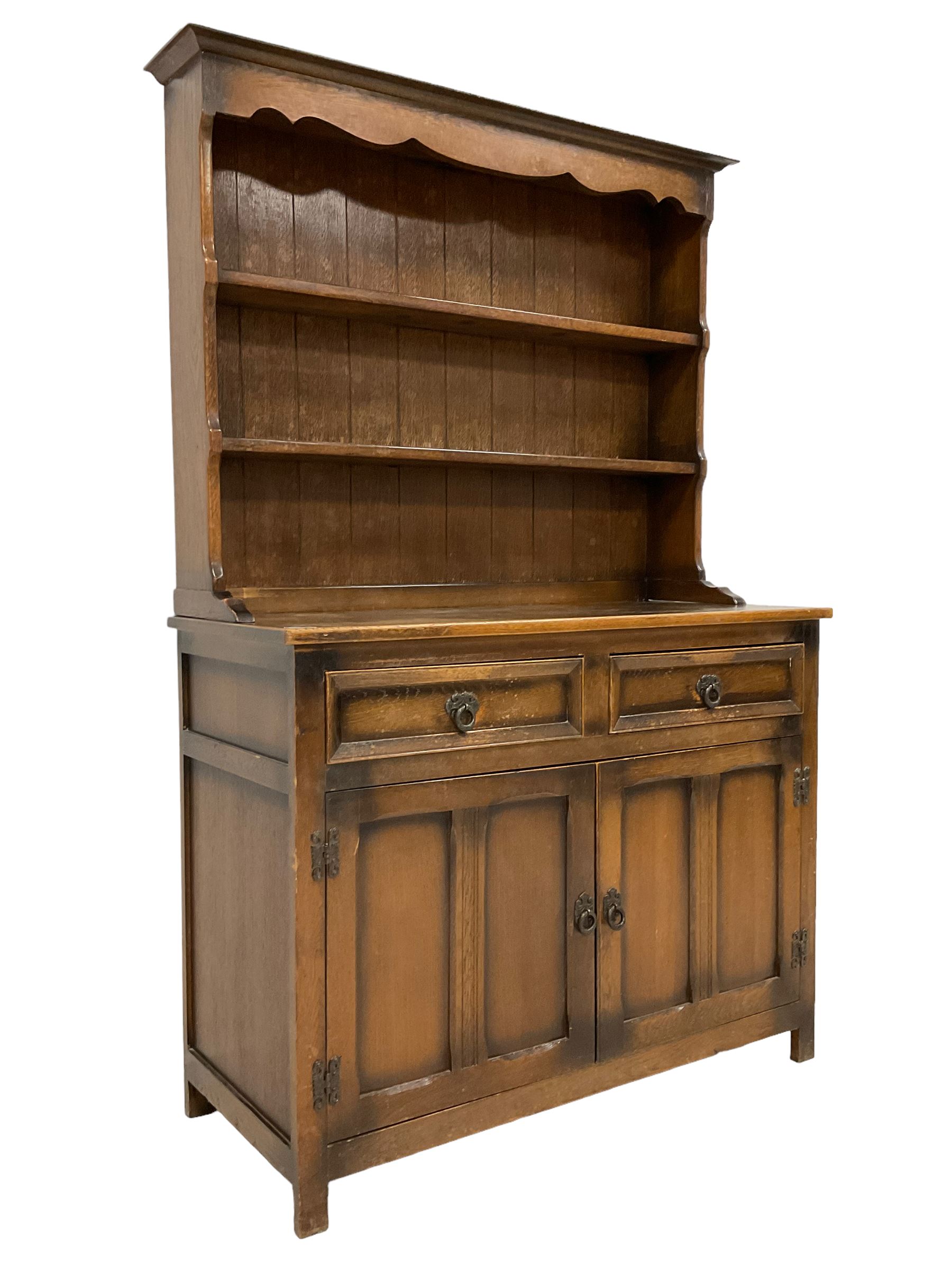 Early 20th century oak dresser - Image 3 of 5