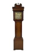 English - 8-day late 18th century oak longcase clock