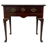 George III mahogany lowboy