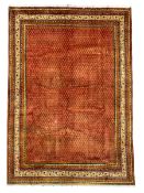 Persian Arrak red ground rug