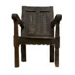 17th century Jacobean oak armchair