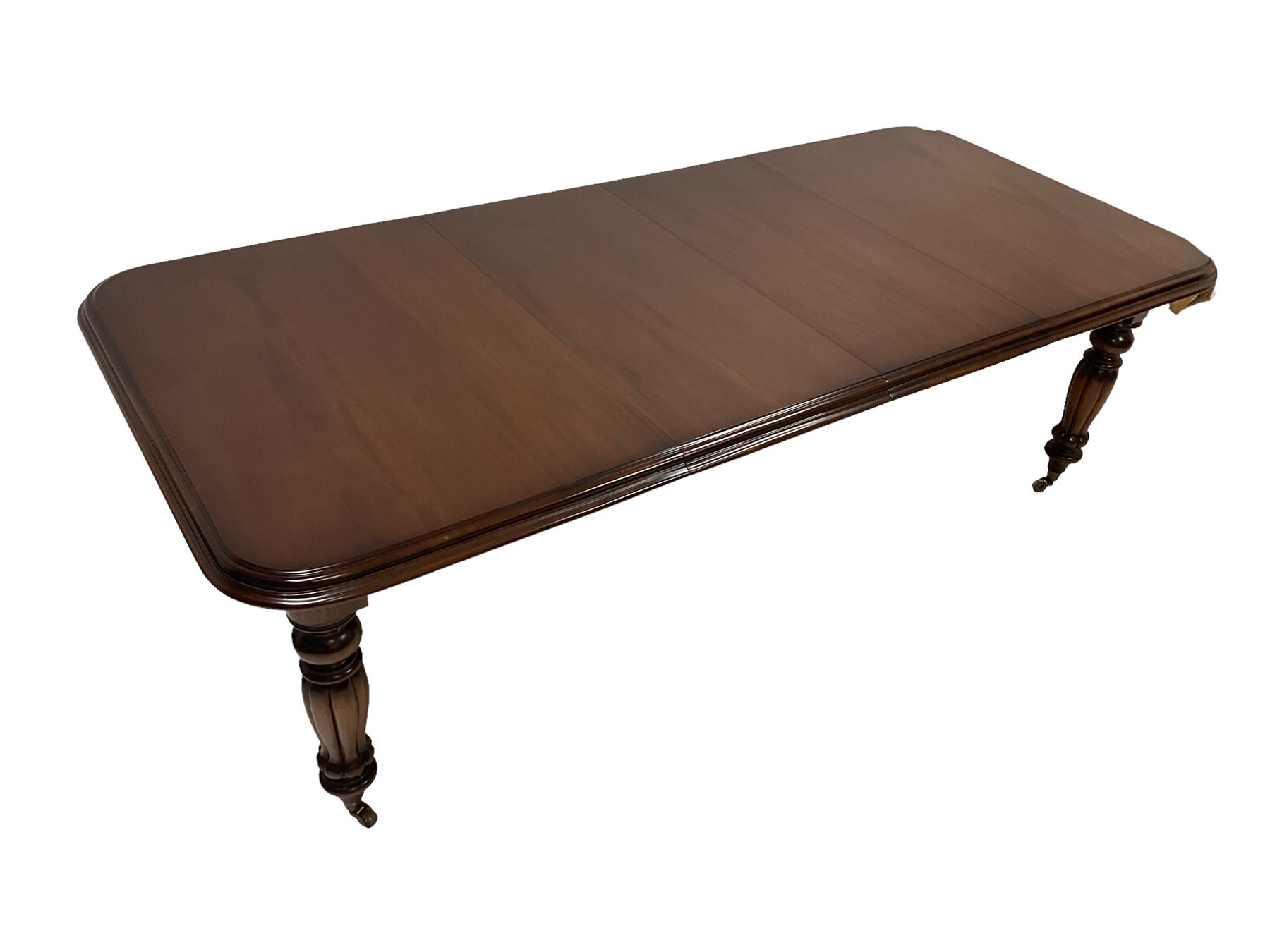 Victorian design mahogany extending dining table - Image 2 of 7