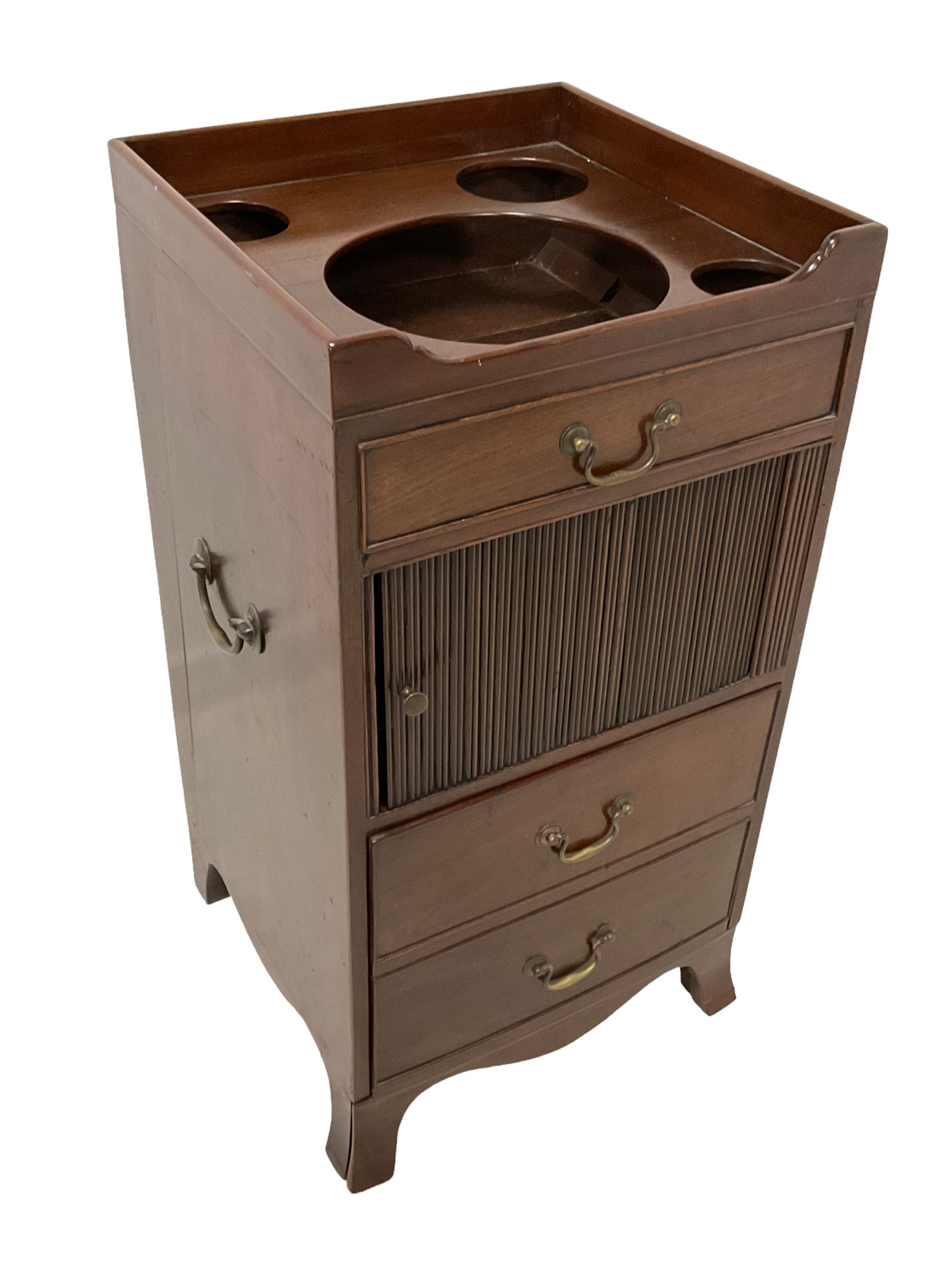 George III mahogany night-cabinet commode - Image 8 of 8