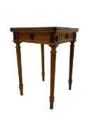 Louis XVI design walnut occasional table