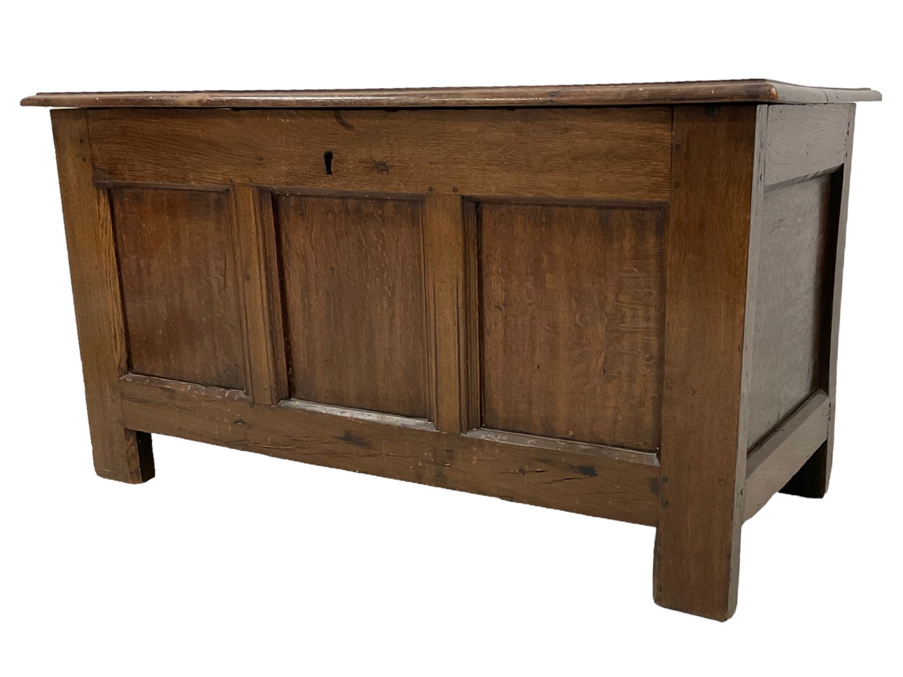 George III oak blanket chest