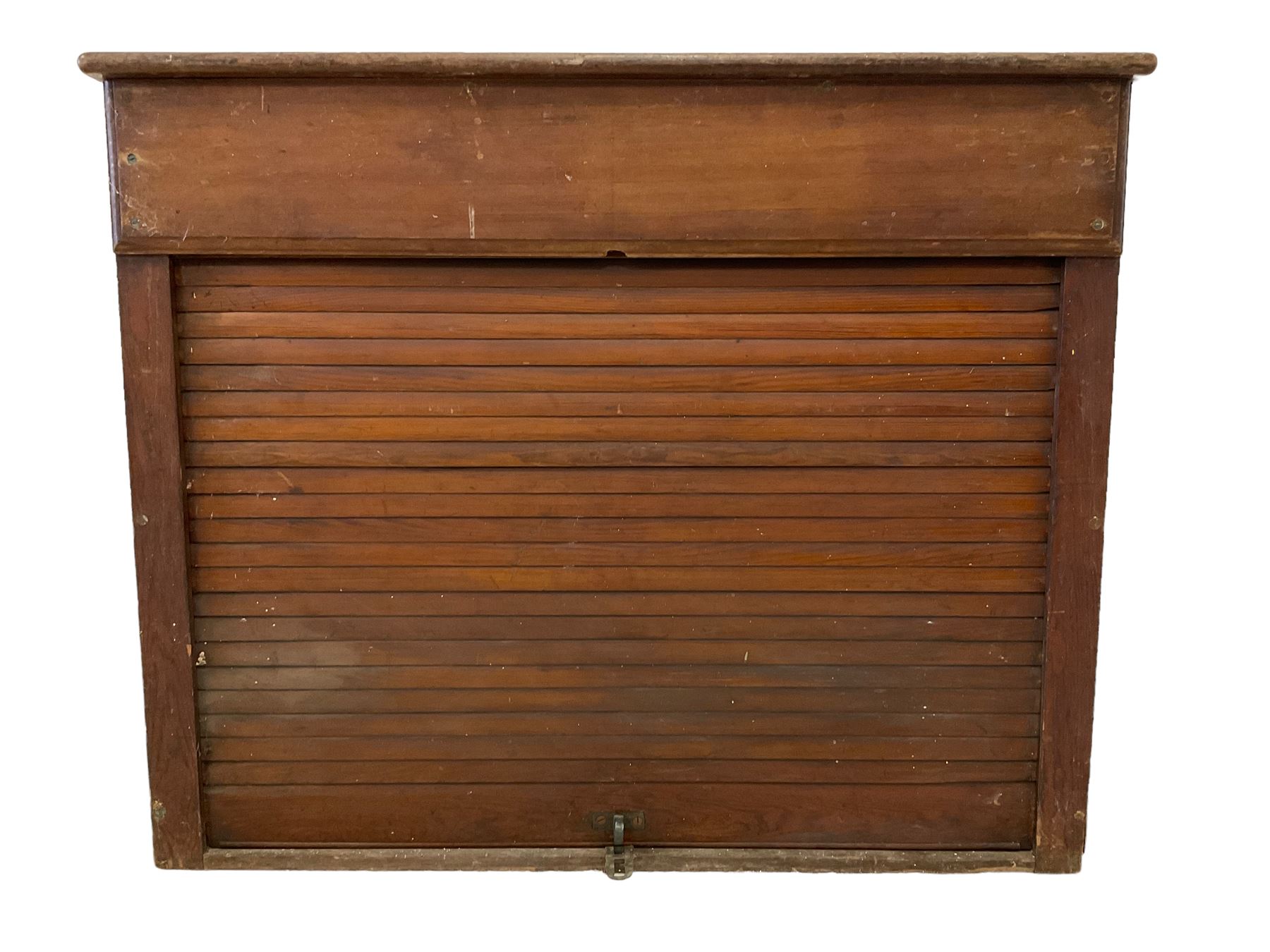 19th century oak hotel or post office pigeonhole cabinet - Image 4 of 6