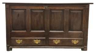 George III oak mule chest