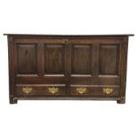 George III oak mule chest