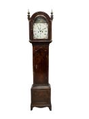 Isaac Cohen of Hastings - early 19th-century 8-day mahogany longcase clock