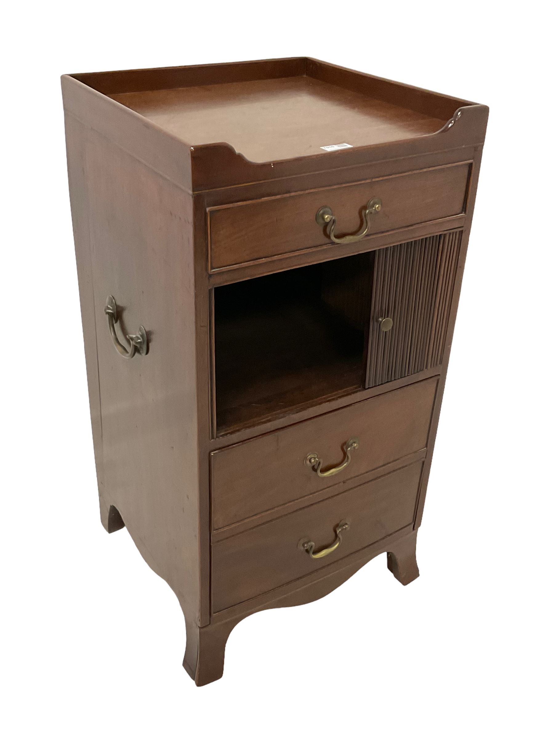 George III mahogany night-cabinet commode - Image 4 of 8