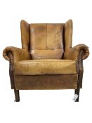 Georgian design wingback armchair