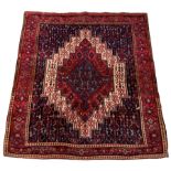 Persian indigo ground rug