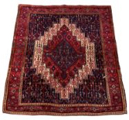 Persian indigo ground rug