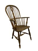 19th century elm Windsor chair