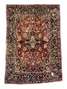 Persian Hamadan red ground rug