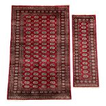 Persian Tekke Bokhara red ground rug