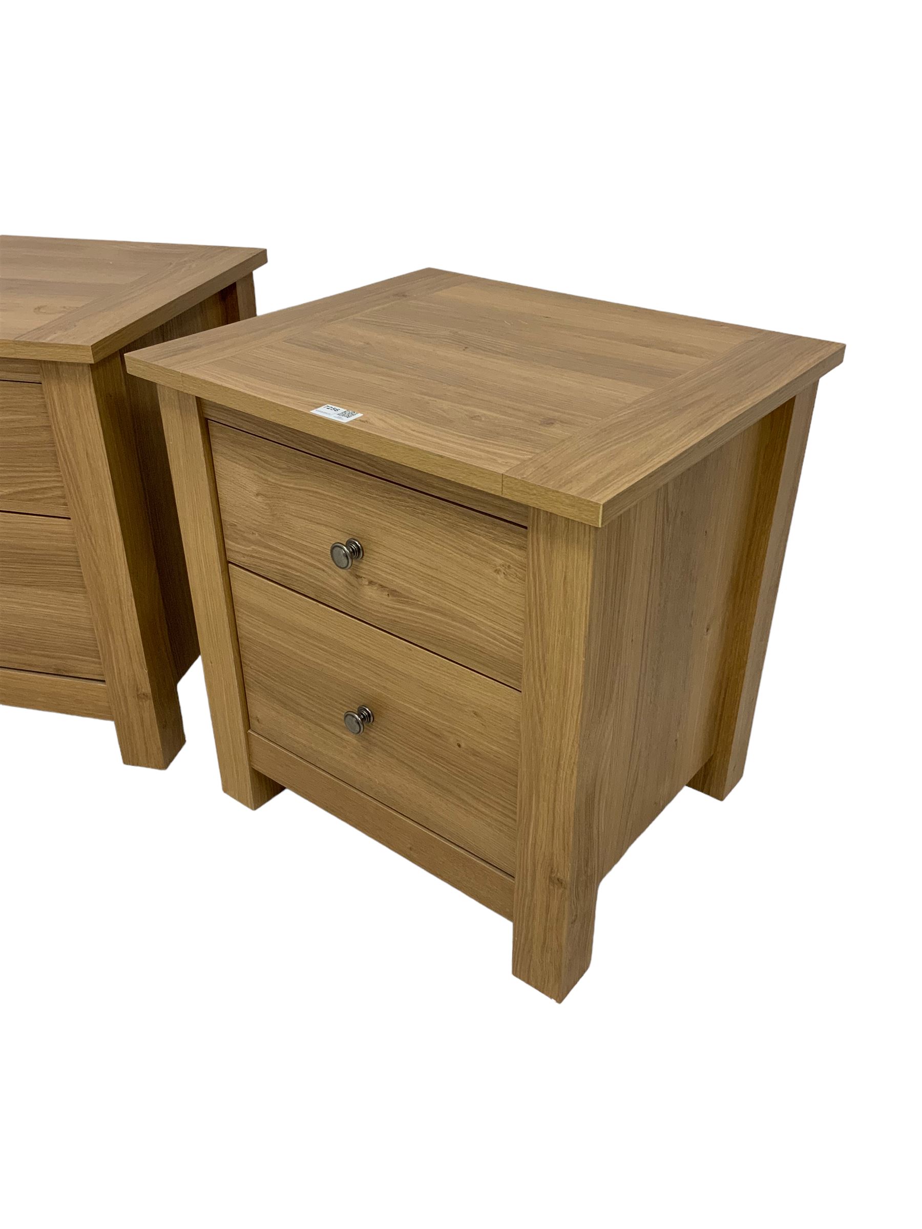 Pair rectangular bedside chests - Image 3 of 4