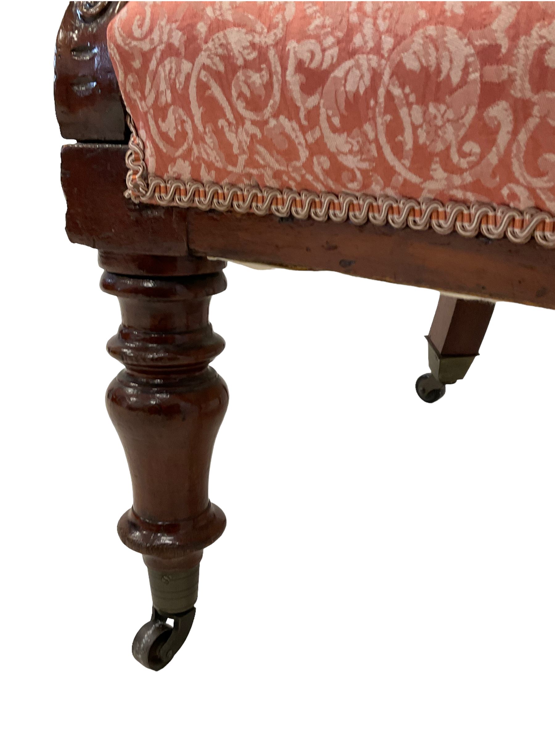 19th century mahogany armchair - Image 2 of 6