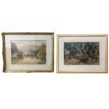 Pair of landscape paintings max 61cm x 76cm
