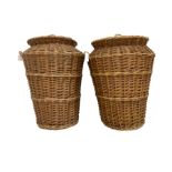 Pair wicker baskets (2)