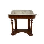 Late 19th century mahogany washstand