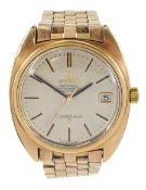 Omega Constellation gentleman's gold-plated and stainless steel automatic chronometer wristwatch
