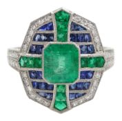 Platinum emerald